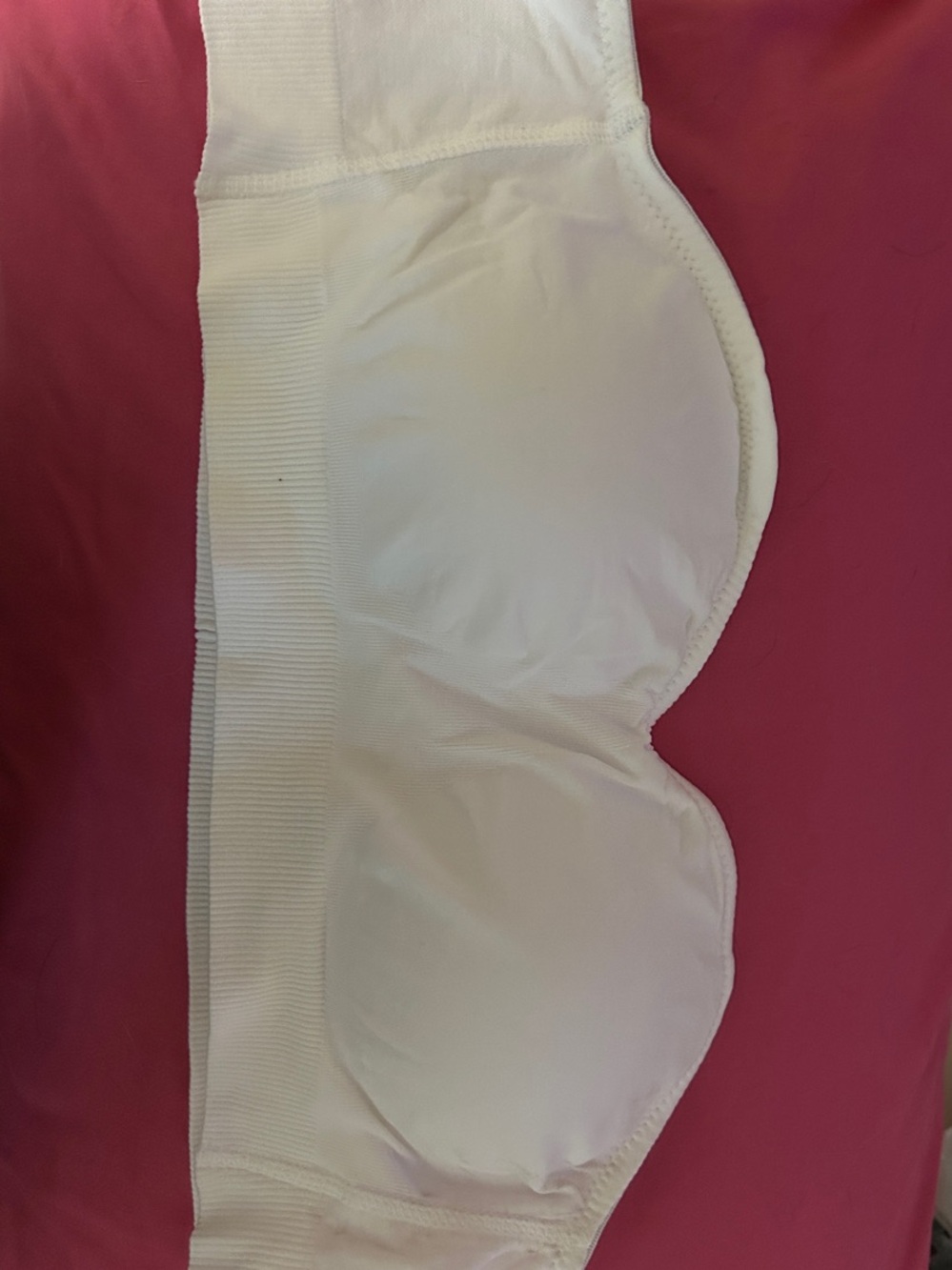 White Seamless Strapless Bandeau Bra